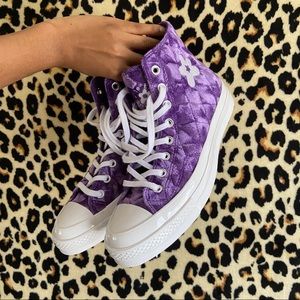 Golf Le Fleur Purple Velvet Converse 